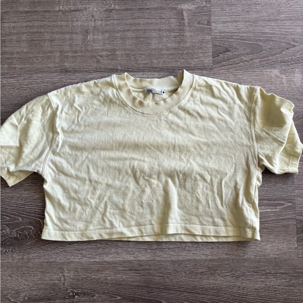 Zara | Yellow Crop Top